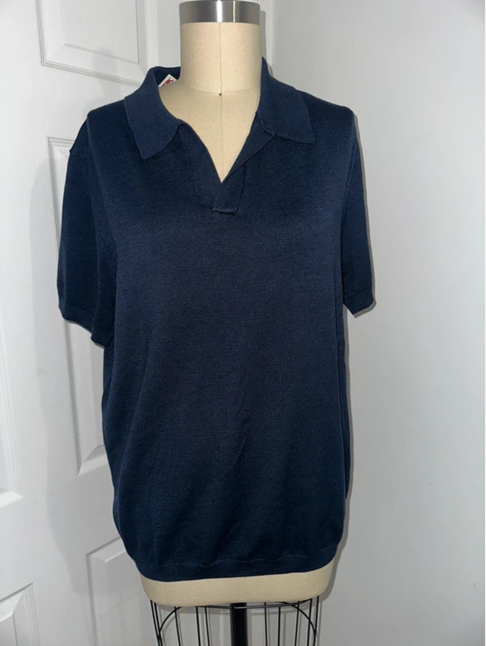 Daniel Hechter Paris Men's Sweater Knit Polo Shirt L NWT